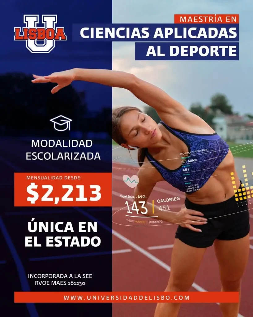 Maestría en Ciencias Aplicadas al Deporte
